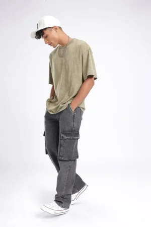 Men Street Fit Cargo Jeans