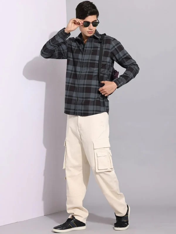 RIGS AND RAGS Men Relaxed Loose Fit Trousers